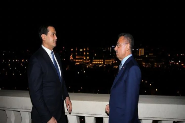 Cumhurbaşkanı Yardımcısı Oktay, Özbekistan Başbakan Yardımcısı Umurzakov'u kabul etti