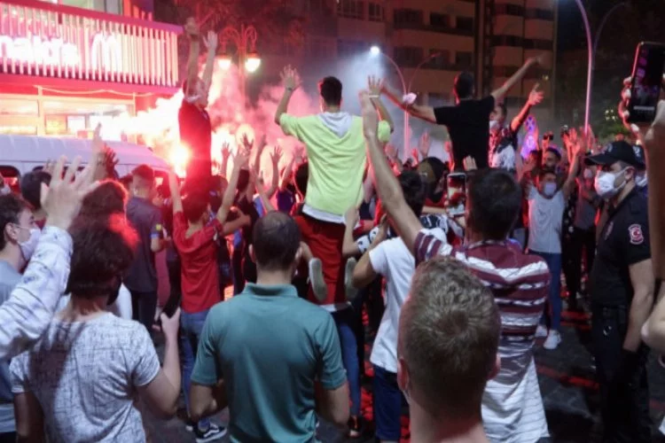 Trabzonspor'un kupa sevinci