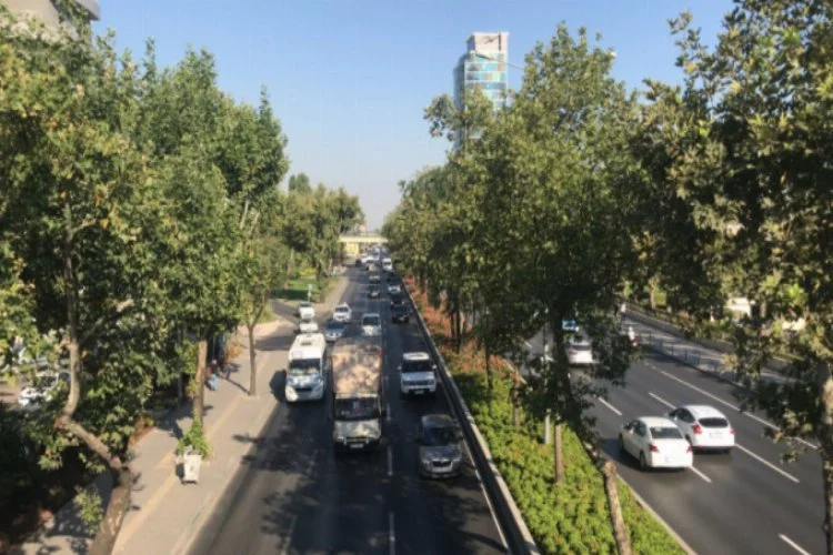 Bursa'da dört günlük tatilin ardından trafikte yoğunluk