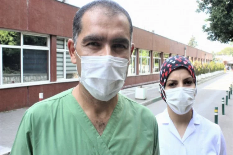 Bakan Koca örnek gösterdi! Bursa'da virüsü atlatan sağlıkçı çift...