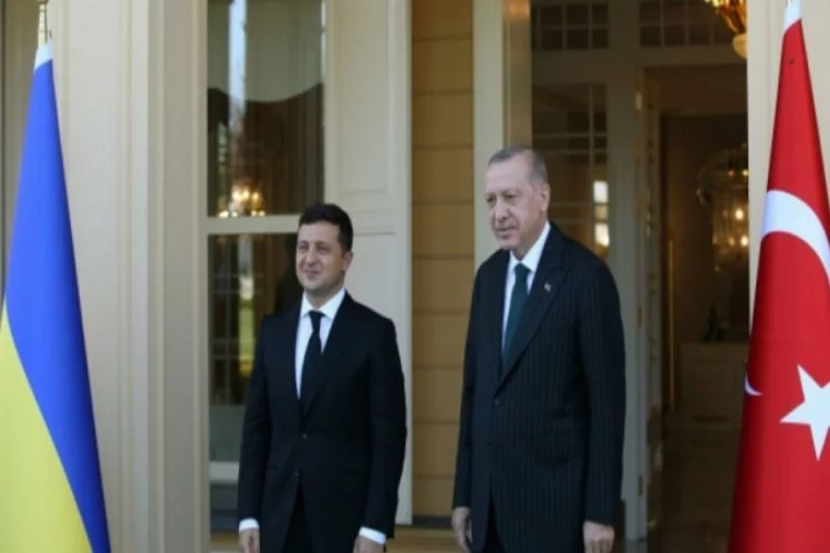 Cumhurbaşkanı Erdoğan ile Ukrayna Devlet Başkanı arasında kritik görüşme
