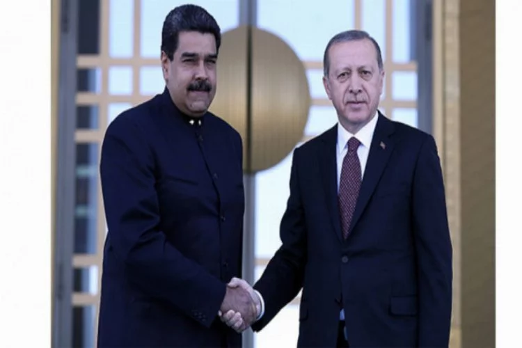 Maduro'dan Cumhurbaşkanı Erdoğan'a teşekkür