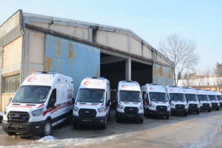 Bursa'ya 10 ambulans daha!