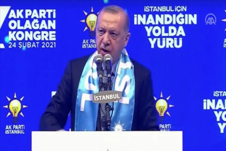 AK Parti İstanbul İl Kongresi: Cumhurbaşkanı Erdoğan'dan önemli açıklamalar
