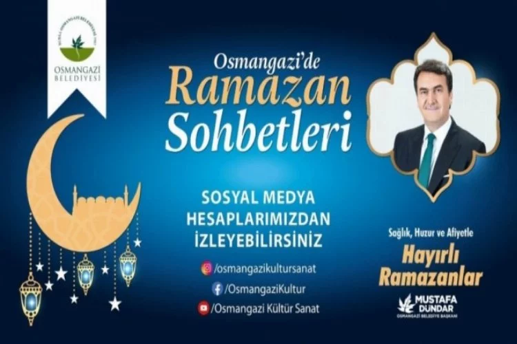 Osmangazi'den online Ramazan etkinlikleri
