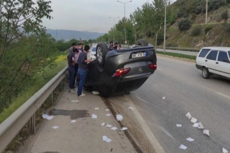 Bursa'da kaza: 1 yaralı