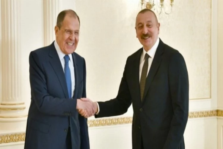 Aliyev, Rusya Dışişleri Bakanı Lavrov'u kabul etti