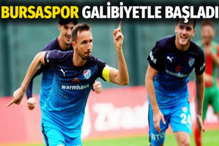 Bursaspor kupada ilk engeli aştı