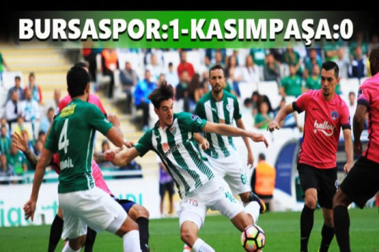Bursaspor:1-Kasımpaşa:0