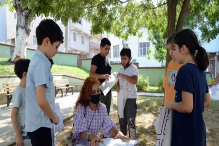 Osmangazi'de parklar çocuklara emanet