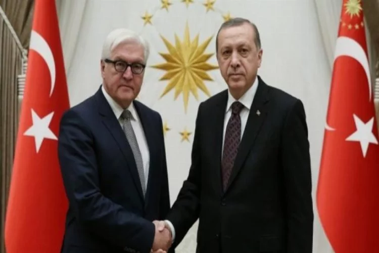 Cumhurbaşkanı Erdoğan, Almanya Cumhurbaşkanı ile görüştü