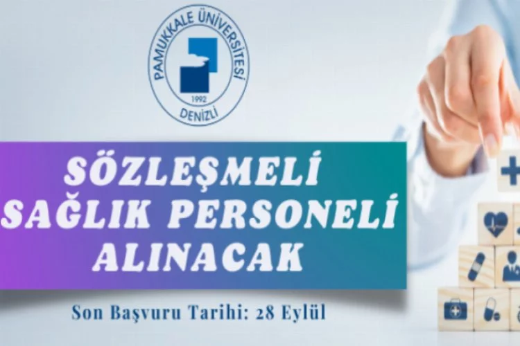 Pamukkale Üniversitesi sözleşmeli personel alacak
