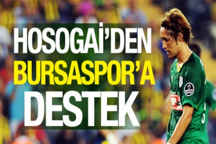 Hosogai'den Bursaspor'a destek