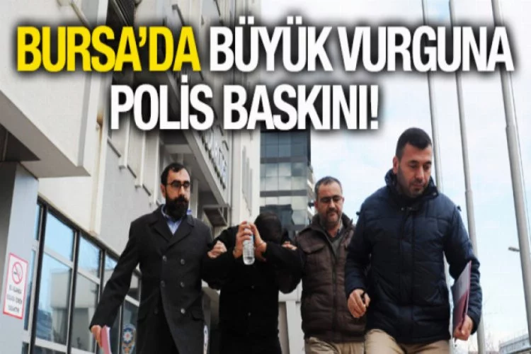 Bursa'da 20 bin liralık vurguna polis engeli