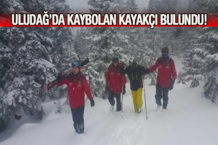 Bursa'da kaybolan kayakçı bulundu