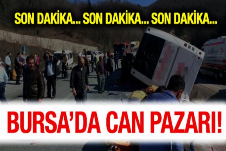 Son dakika! Bursa'da feci kaza!