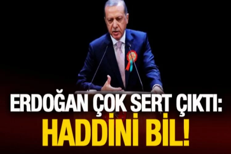 Cumhurbaşkanı Erdoğan Avrupa'ya ayar verdi!