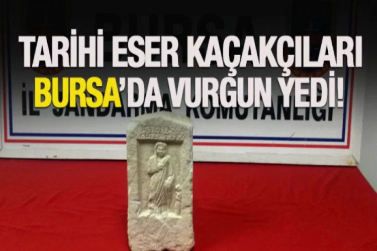 Tarihi eser kaçakçıları Bursa'da suçüstü yakalandı