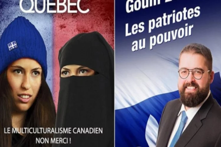 Kanada'da ırkçı seçim afişi