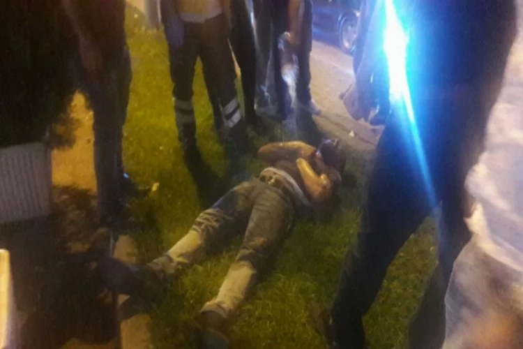 Bursa'da cadde ortasında komaya girdi