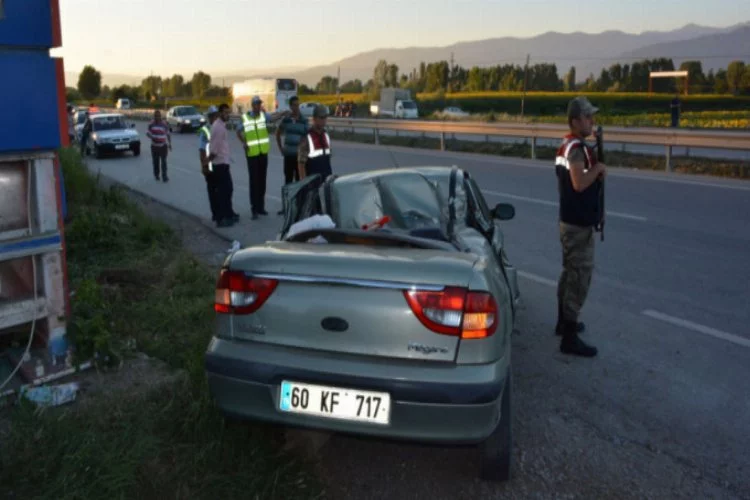 Tokat'ta trafik kazası: 1 ölü, 4 yaralı