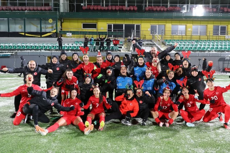 A Milli Kadın Futbol Takımı, deplasmanda Litvanya'yı yendi
