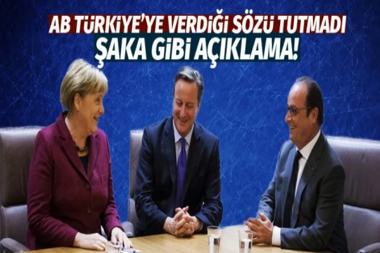 AB'den Türkiye'ye: Paranızı toplayamadık