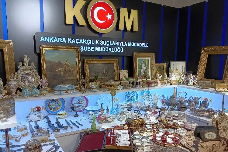 Ankara'da 50 milyon liralık tarihi eser ele geçirildi!