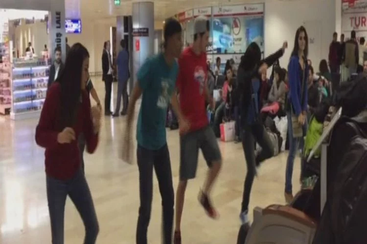 Atatürk Havalimanı'ndan dans şov