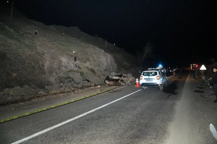 Erzurum'da feci kazada 3 can kaybı