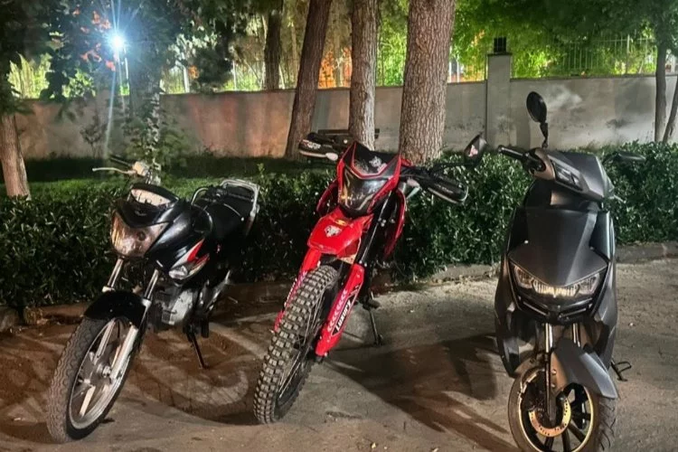 Gaziantep’te motosiklet hırsızları yakalandı