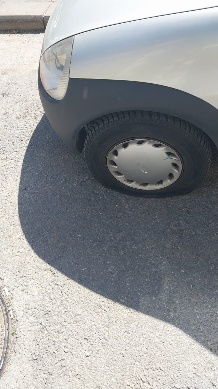 Ankara'da park halindeki araçlara saldırı!-Bursa Hayat Gazetesi-3