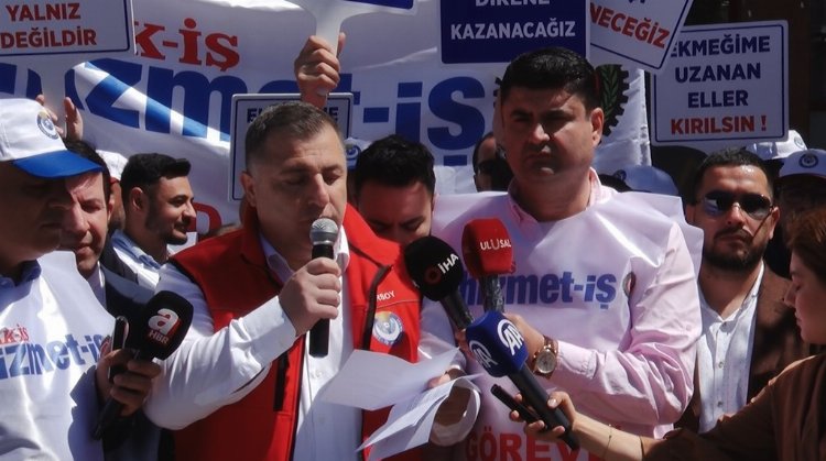 71 işçi için eylem yapıldı! Bursa Hayat Gazetesi -2