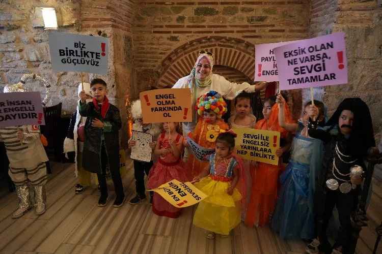 Bursa'da özel çocuklar, engelliler haftasında unutulmaz bir gün yaşadı
