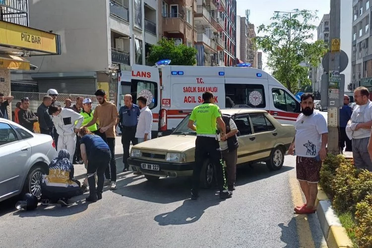 Aydın'da motosikletle otomobil kazaya karıştı!