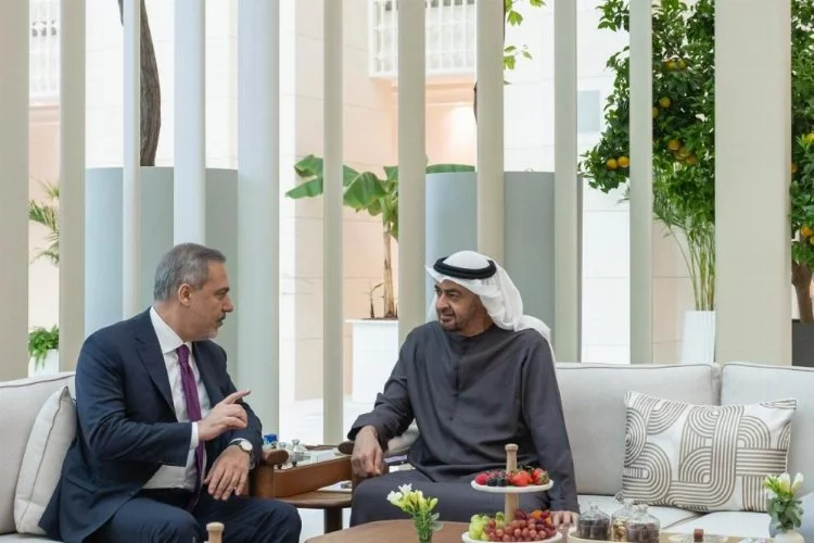 Dışişleri Bakanı Fidan, BAE Devlet Başkanı Al Nahyan ile görüştü