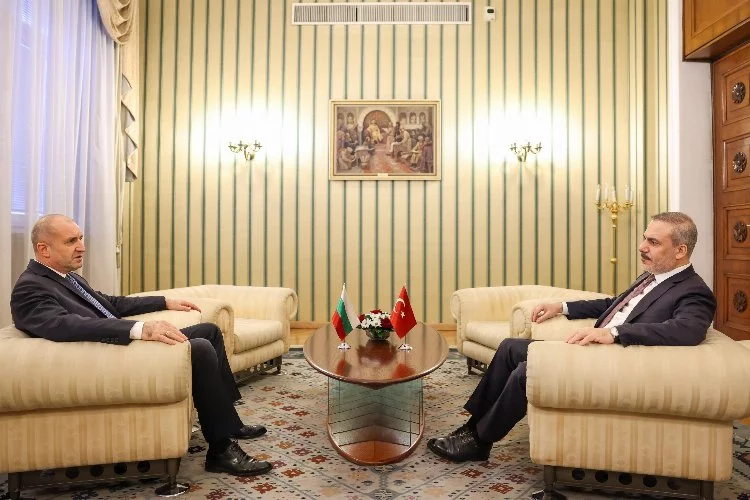 Bakan Fidan,  Bulgaristan Cumhurbaşkanı Radev ile görüştü