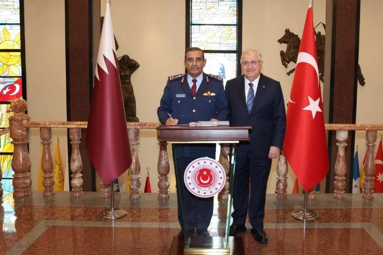 Bakan Güler, Katar Genelkurmay Başkanı ile görüştü