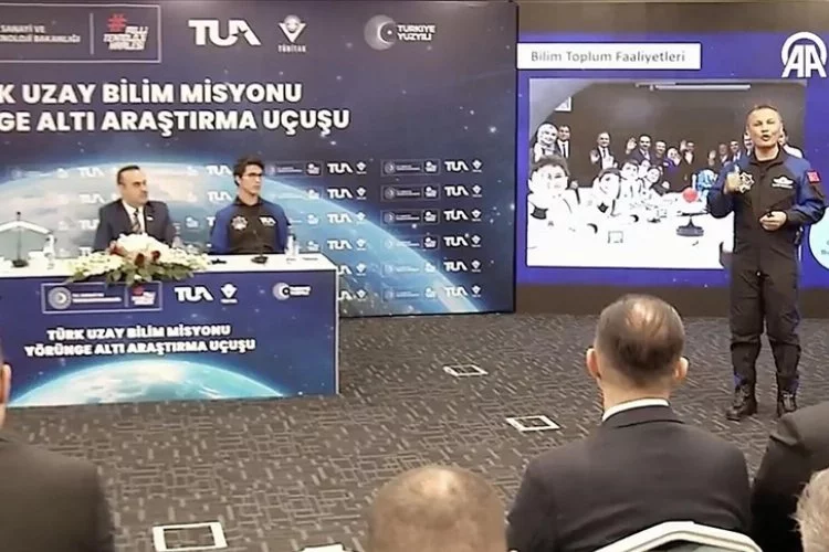 Bakan Kacır tarih verdi: İkinci Türk astronot Atasever araştırma uçuşu yapacak!