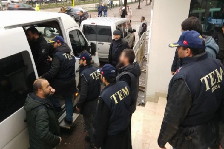 Bursa'da 12 terörist adliyeye sevk edildi