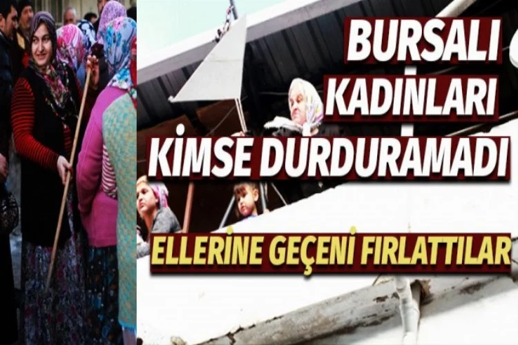 Bursa'da baz istasyonu gerginliği
