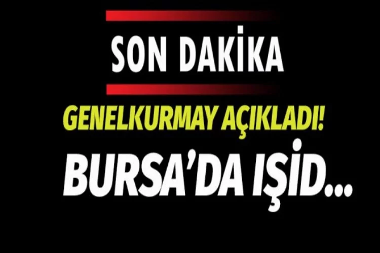 Bursa'da IŞİD üyesi yakalandı!