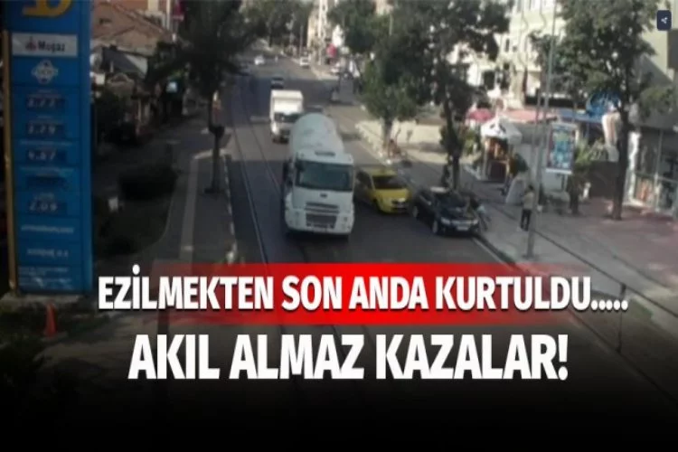 Bursa'da kameralara yansayan kazalar yok artık dedirtti!