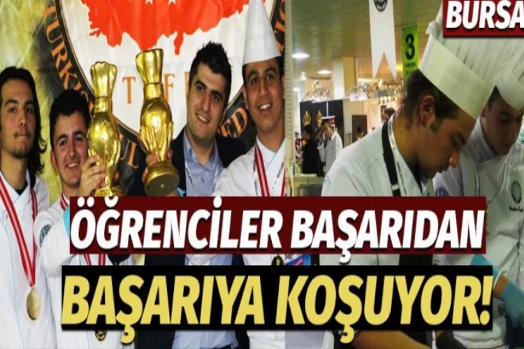 Bursa'da öğrenciler başarıdan başarıya koşuyor