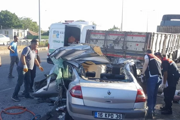 Bursa'da katliam gibi kaza: 4 ölü, 2 yaralı