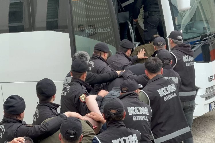 Bursa merkezli 7 ilde eş zamanlı operasyon! 27 şüpheli tutuklandı