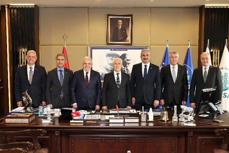Bursa'da CHP'li başkanlardan protokol ziyareti