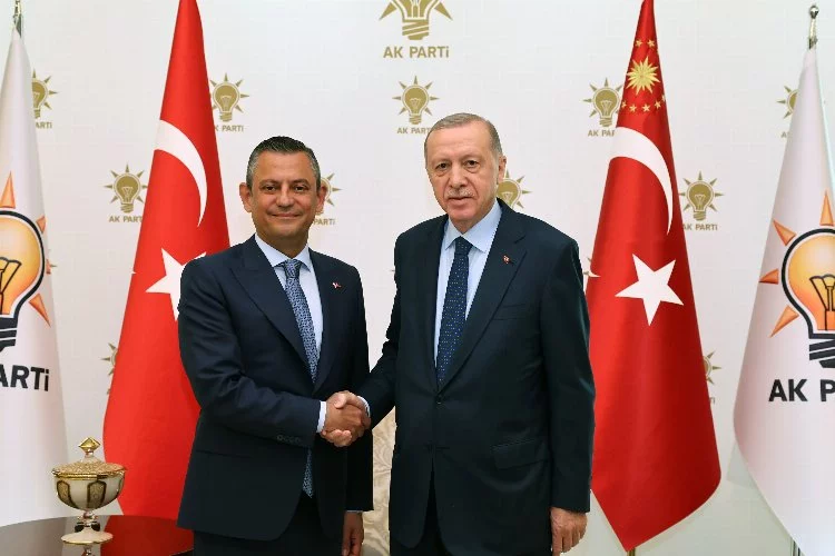 CHP lideri Özel ile görüşme: Cumhurbaşkanı Erdoğan konuşuyor...