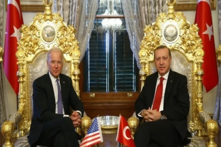 Cumhurbaşkanı Erdoğan Biden ile görüşüyor