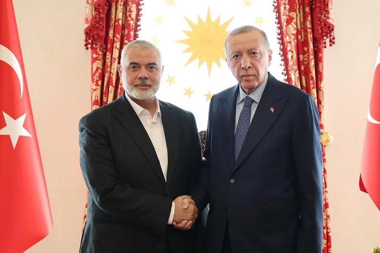 Cumhurbaşkanı Erdoğan, Hamas Siyasi Büro Başkanı Heniyye ile görüştü